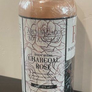 Archipelago Botanicals Charcoal Rose Body Wash, 976ml/33 fl. oz.